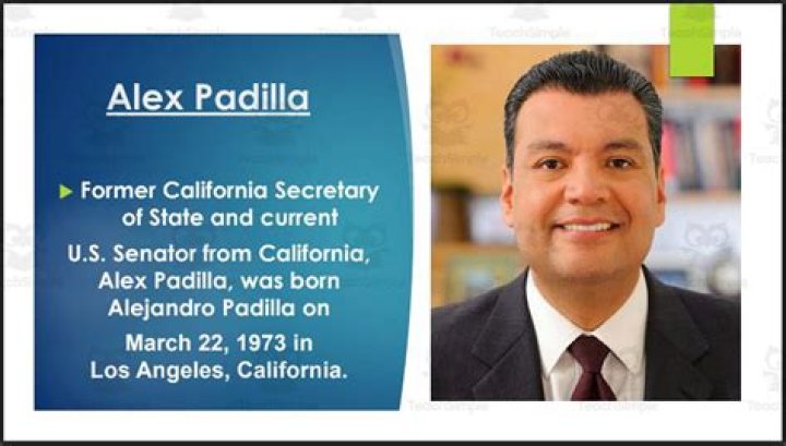 Alex Padilla: Prolific California Senator With Roots In Spain