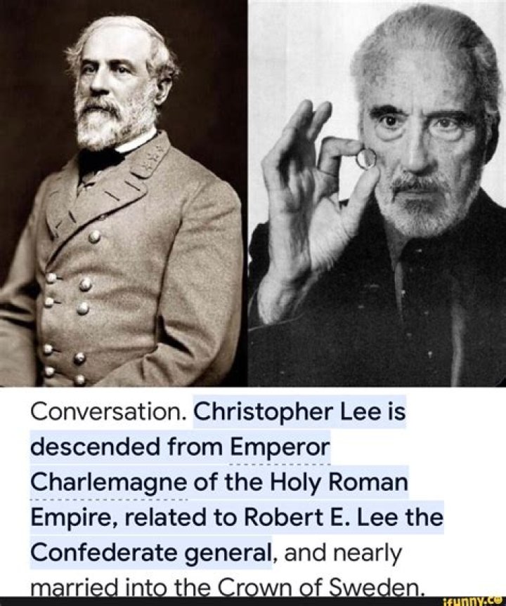 Discovering The Connection: How Is Christopher Lee Related To Charlemagne?