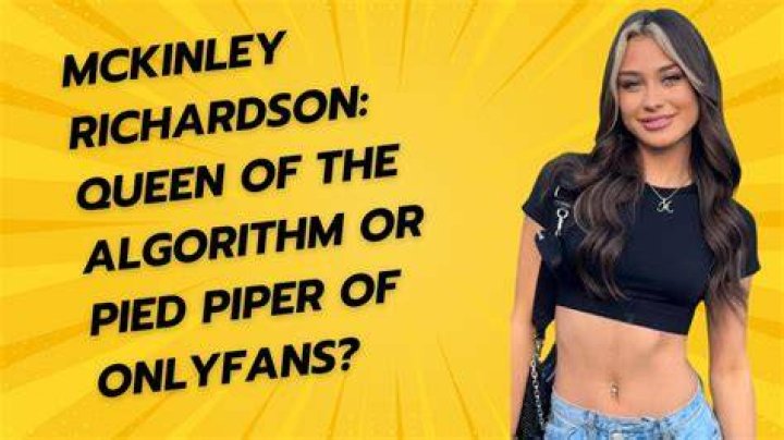 Exploring The Allure Of McKinnley Richardson's OnlyFans Journey