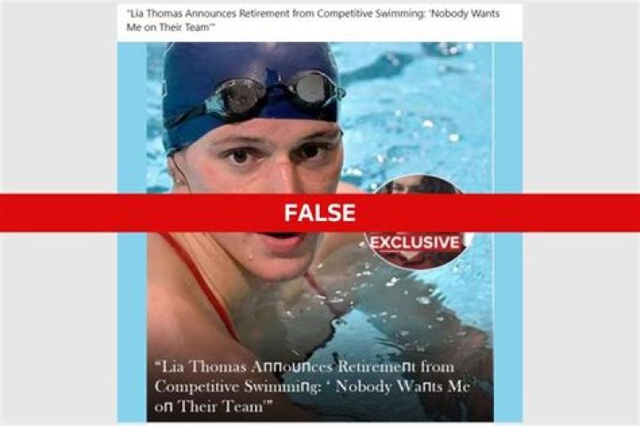 Lia Thomas Announces Retirement From Competitive Swimming