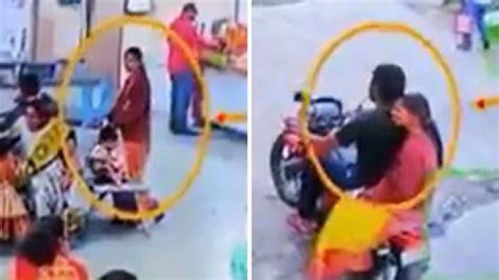 Shocking CCTV Footage: Mother And Child Caught In Danger [Full Video]