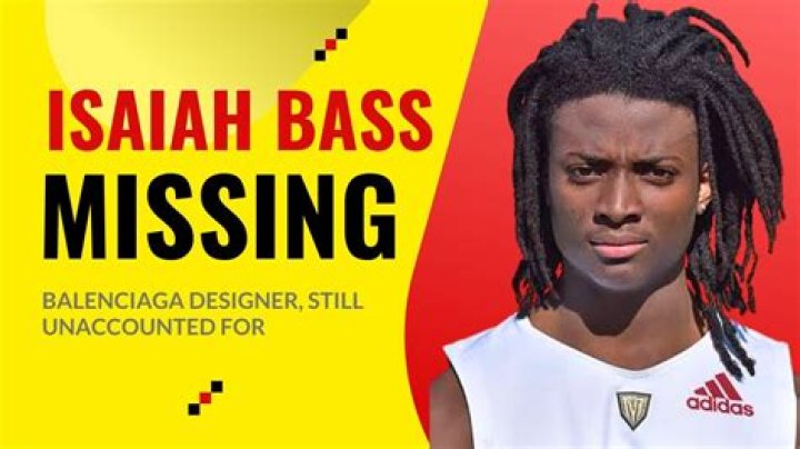 Unraveling The Mystery: Is Isaiah Bass Still Missing?